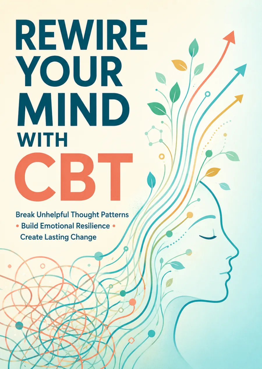 Rewire Your Mind with CBT – A Practical Cognitive Behavioral Therapy Workbook for Breaking Negative Thought Patterns, Managing Emotions, Building Confidence & Creating Healthier Habits